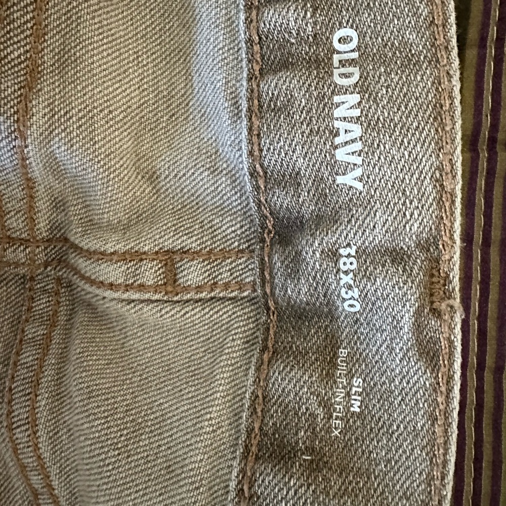 Old Navy Men's Slim Jeans - Light Brown